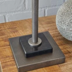 Ashley Furniture Belldunn - Antique Pewter Finish - Metal Table Lamp (1/cn) 8 Ashley Furniture Belldunn - Antique Pewter Finish - Metal Table Lamp (1/cn)