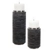 Uttermost Strathmore Stone Gray Candleholders, S/2 Table Decor