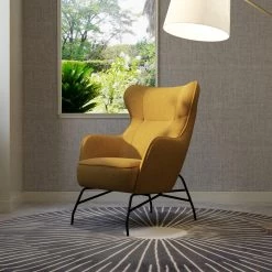 Emerald Home Franky Accent Chair, Curry