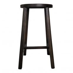 Moe's Home Collection Mcguire Counter Stool Dark Brown Stools