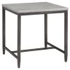 Ashley Furniture Shybourne - Gray/aged Bronze - Square End Table