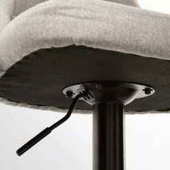 Signature Design By Ashley® Gaddison - Beige/black - Tall Uph Swivel Barstool(2/cn) Stools