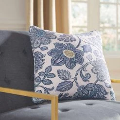 Ashley Furniture Miriam - Blue/cream - Pillow (4/cs) Accessories