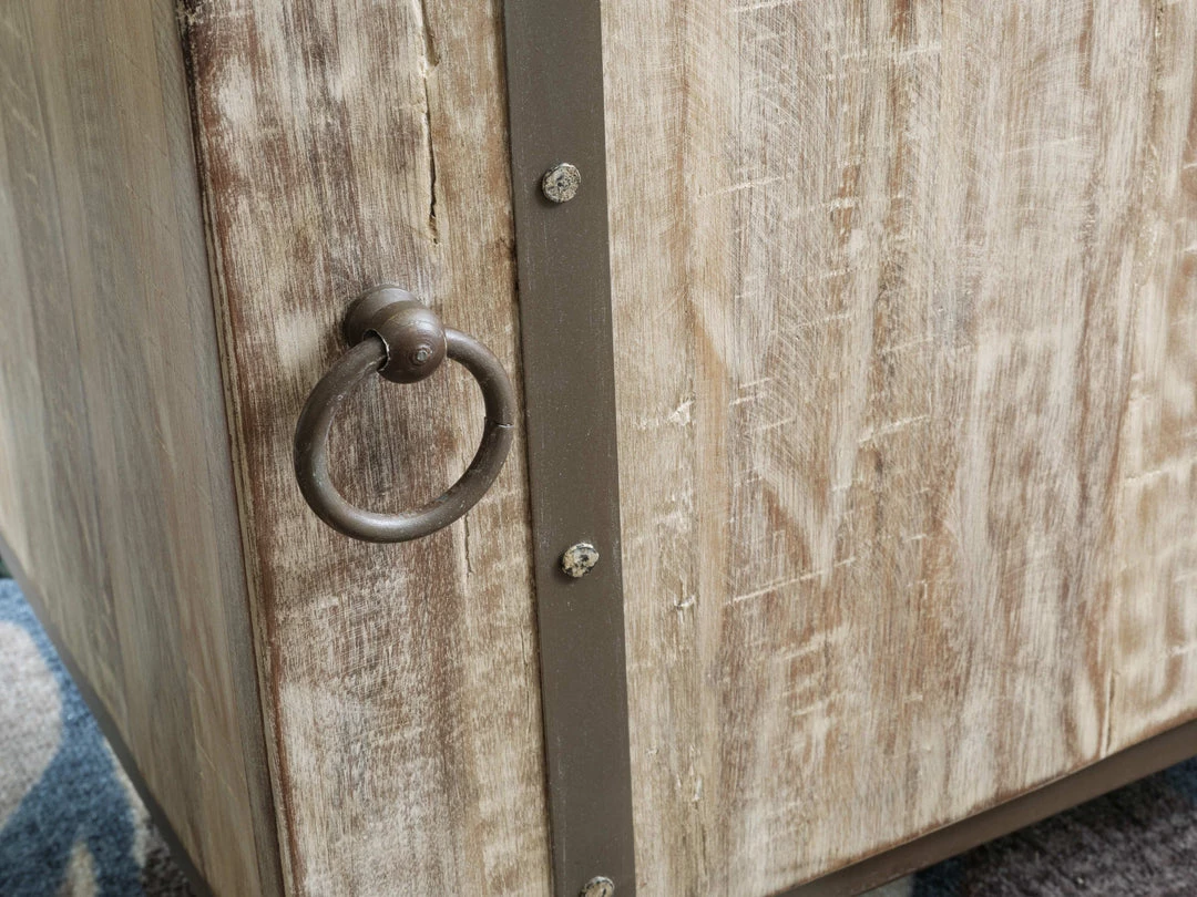 Ashley Furniture Laddford - Whitewash - Accent Cabinet - Shelf 6 Ashley Furniture Laddford - Whitewash - Accent Cabinet - Shelf