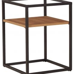 Ashley Furniture Harrelburg - Light Brown/black - Accent Table