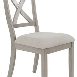 Ashley Furniture Parellen - Gray - Dining Uph Side Chair (2/cn)