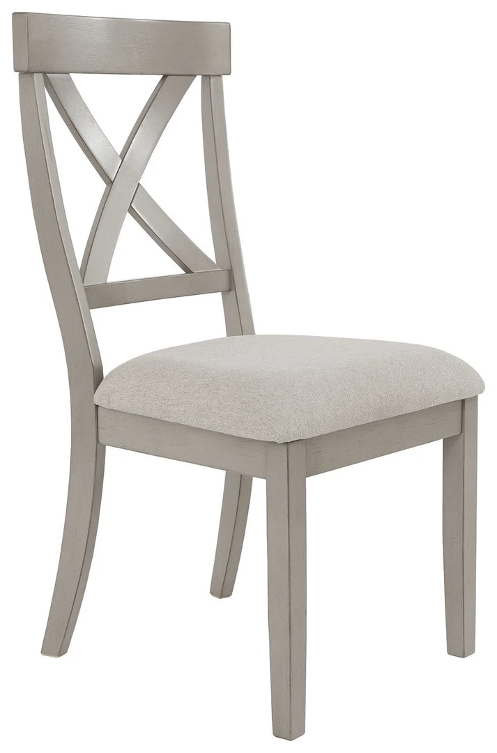Ashley Furniture Parellen - Gray - Dining Uph Side Chair (2/cn) 3 Ashley Furniture Parellen - Gray - Dining Uph Side Chair (2/cn)
