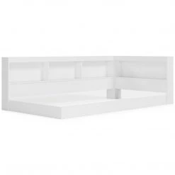 Signature Design By Ashley® Beds Piperton - White - Twin Bookcase Storage Bed