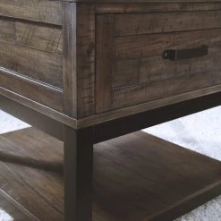 Ashley Furniture Johurst - Grayish Brown - Rectangular End Table Tables 11 Ashley Furniture Johurst - Grayish Brown - Rectangular End Table Tables