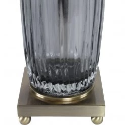 Accessories Uttermost Vilminore Gray Glass Table Lamp