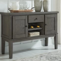 Ashley Furniture Hallanden - Gray - Dining Room Server 12 Ashley Furniture Hallanden - Gray - Dining Room Server