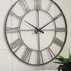 Ashley Furniture Paquita - Antique Silver - Wall Clock Accessories