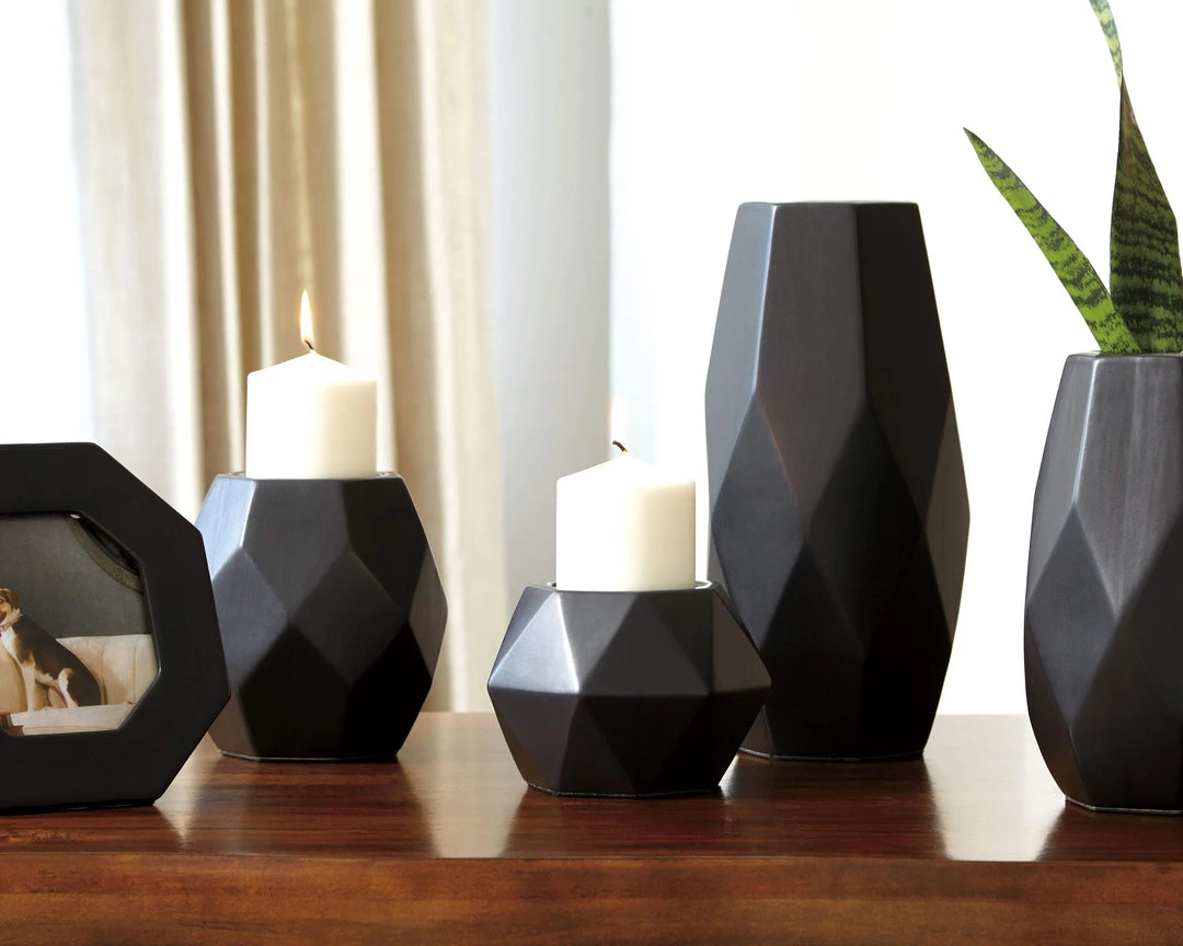 Ashley Furniture Donatella - Black - Accessory Set (5/cn) 4 Ashley Furniture Donatella - Black - Accessory Set (5/cn)