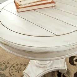 Ashley Furniture Mirimyn - White - Round Accent Table Tables