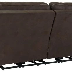 Ashley Furniture Reclining Furniture Kitching - Java - 2 Seat Pwr Rec Sofa Adj Hdrest