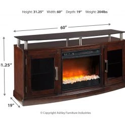 Signature Design By Ashley® Fireplaces Chanceen - Ultimate Best In Class 60