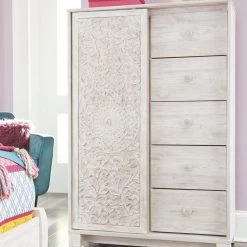 Ashley Furniture Paxberry - Whitewash - Dressing Chest