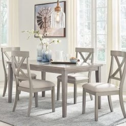 Ashley Furniture Parellen - Gray - Rectangular Dining Room Table Tables