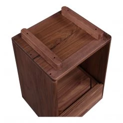 Moe's Home Collection Nightstands Osamu Walnut Nightstand