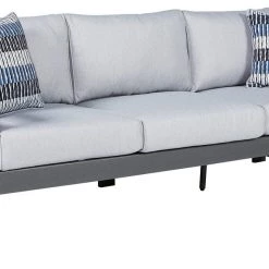 Signature Design By Ashley® Amora - Charcoal Gray - Sofa With Cushion
