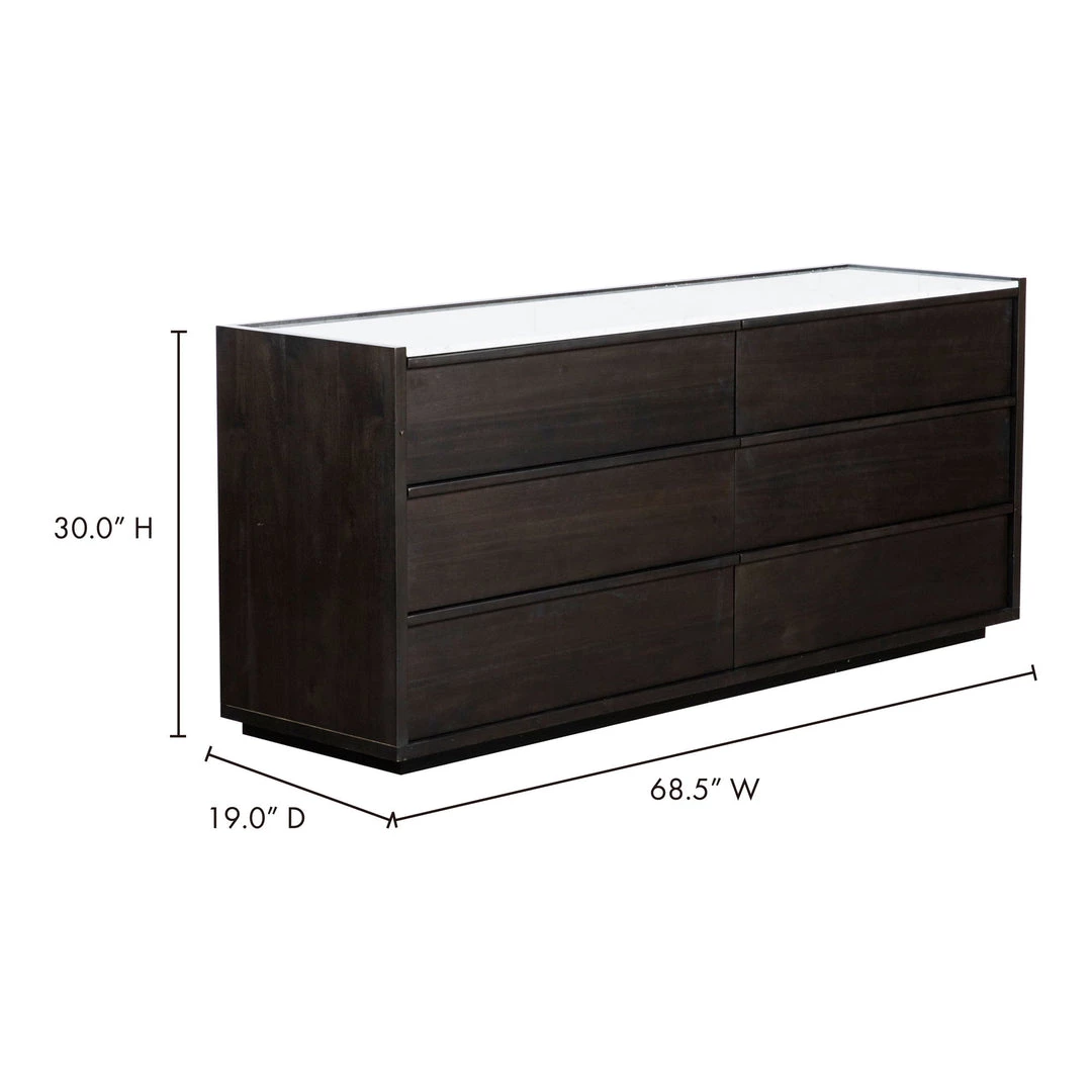 Moe's Home Collection Ashcroft Dresser Dressers 5 Moe's Home Collection Ashcroft Dresser Dressers