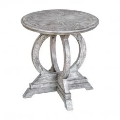 Tables Uttermost Maiva White Side Table