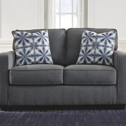Ashley Furniture Kiessel - Steel - Loveseat Loveseats
