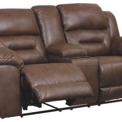 Ashley Furniture Stoneland - Console - Power Reclining Loveseats Reclining Furniture