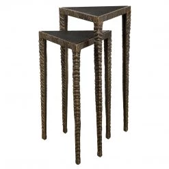 Uttermost Samiria Triangular Accent Tables, S/2