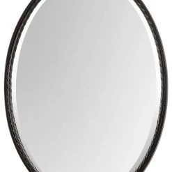 Accessories Uttermost Casalina Oil Rubbed Bronze Oval Mirror