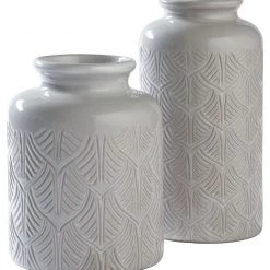 Ashley Furniture Table Decor Edwinna - Gray - Vase Set (2/cn)