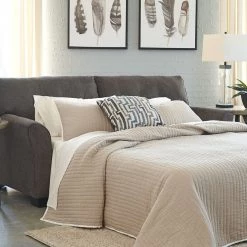 Ashley Furniture Alsen - Granite - Full Sofa Sleeper Sofas