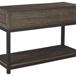 Ashley Furniture Johurst - Grayish Brown - Sofa Table