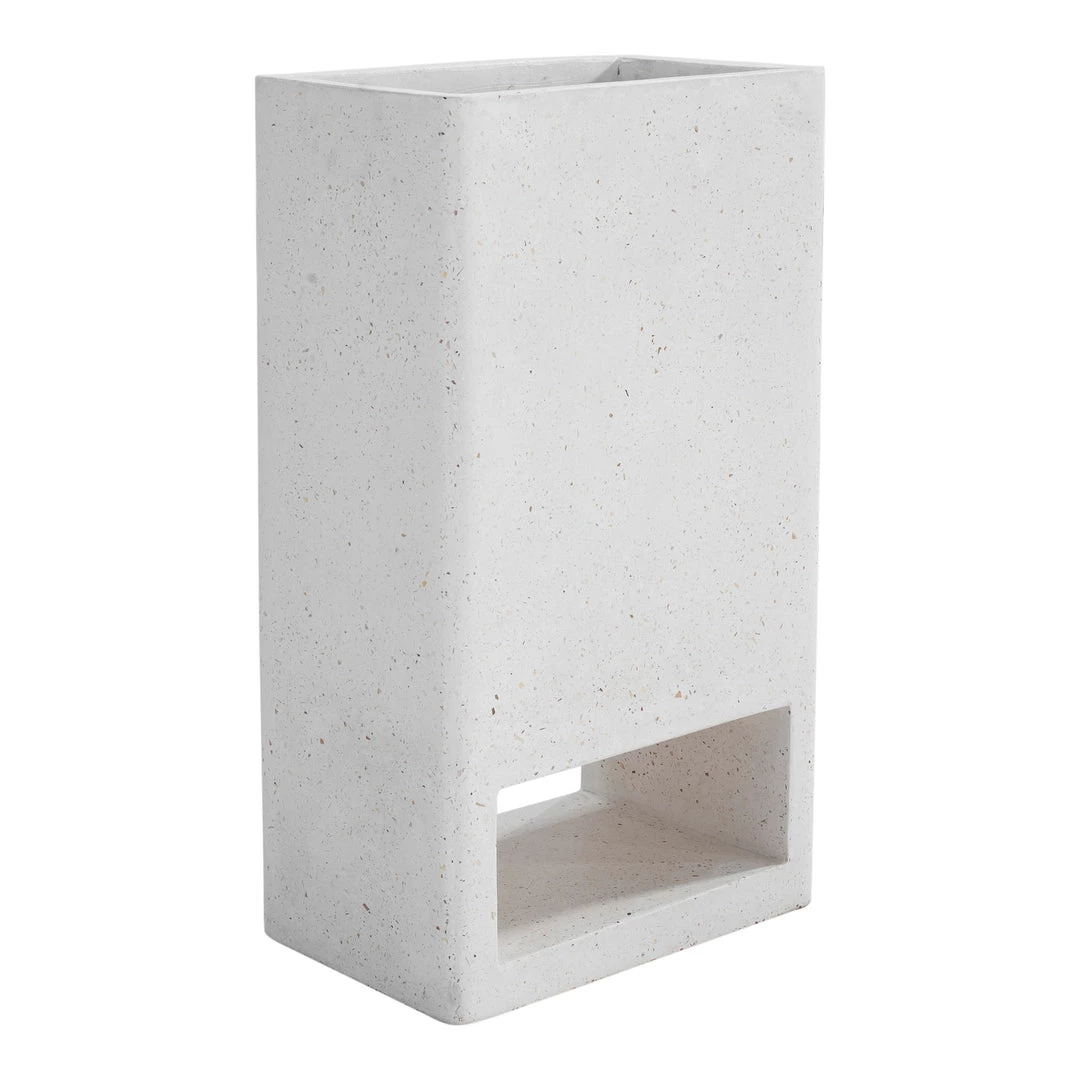 Moe's Home Collection Accessories Bristol Planter Ivory Terrazzo 9 Moe's Home Collection Accessories Bristol Planter Ivory Terrazzo