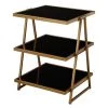 Uttermost Garrity Black Glass Accent Table 1 Uttermost Garrity Black Glass Accent Table