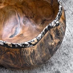 Table Decor Uttermost Chikasha Wooden Bowl