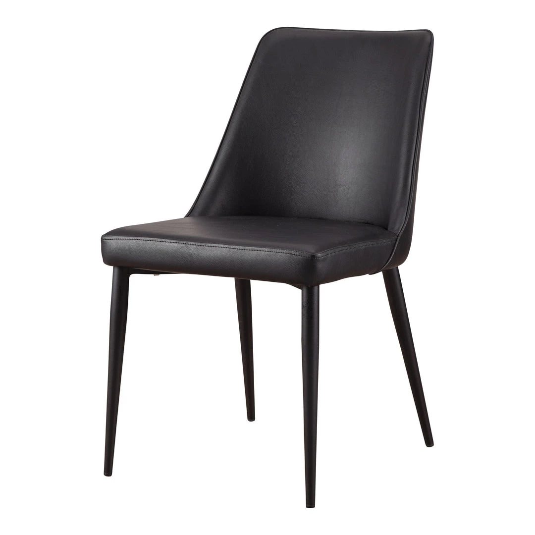 Moe's Home Collection Lula Dining Chair Black-m2 4 Moe's Home Collection Lula Dining Chair Black-m2