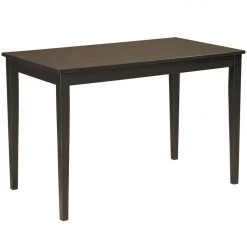 Ashley Furniture Kimonte - Dark Brown - Rectangular Dining Room Table Tables
