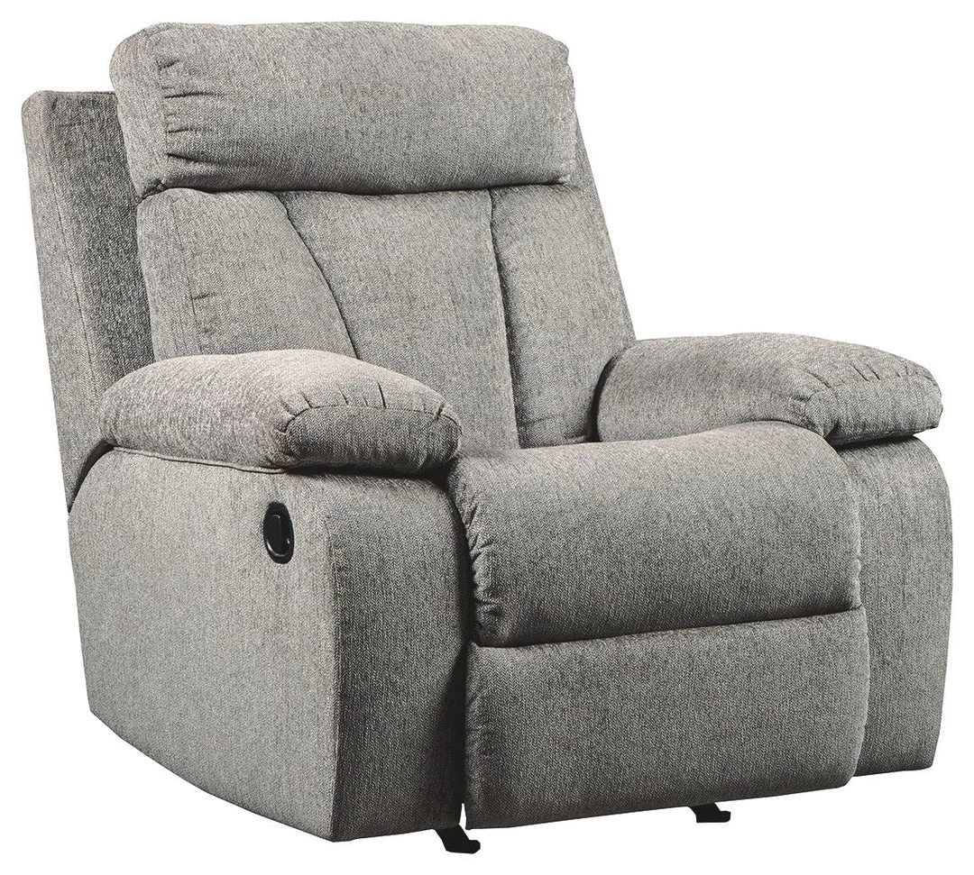 Ashley Furniture Mitchiner - Fog - Rocker Recliner 3 Ashley Furniture Mitchiner - Fog - Rocker Recliner