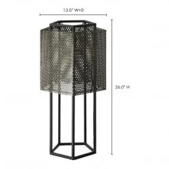 Moe's Home Collection Sabato Table Lamp Black