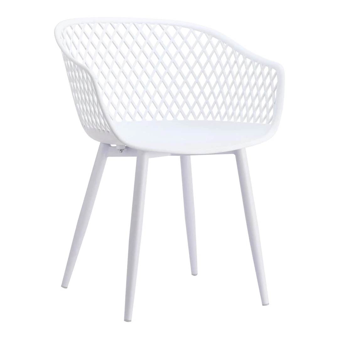 Moe's Home Collection Piazza Outdoor Chair White-m2 5 Moe's Home Collection Piazza Outdoor Chair White-m2