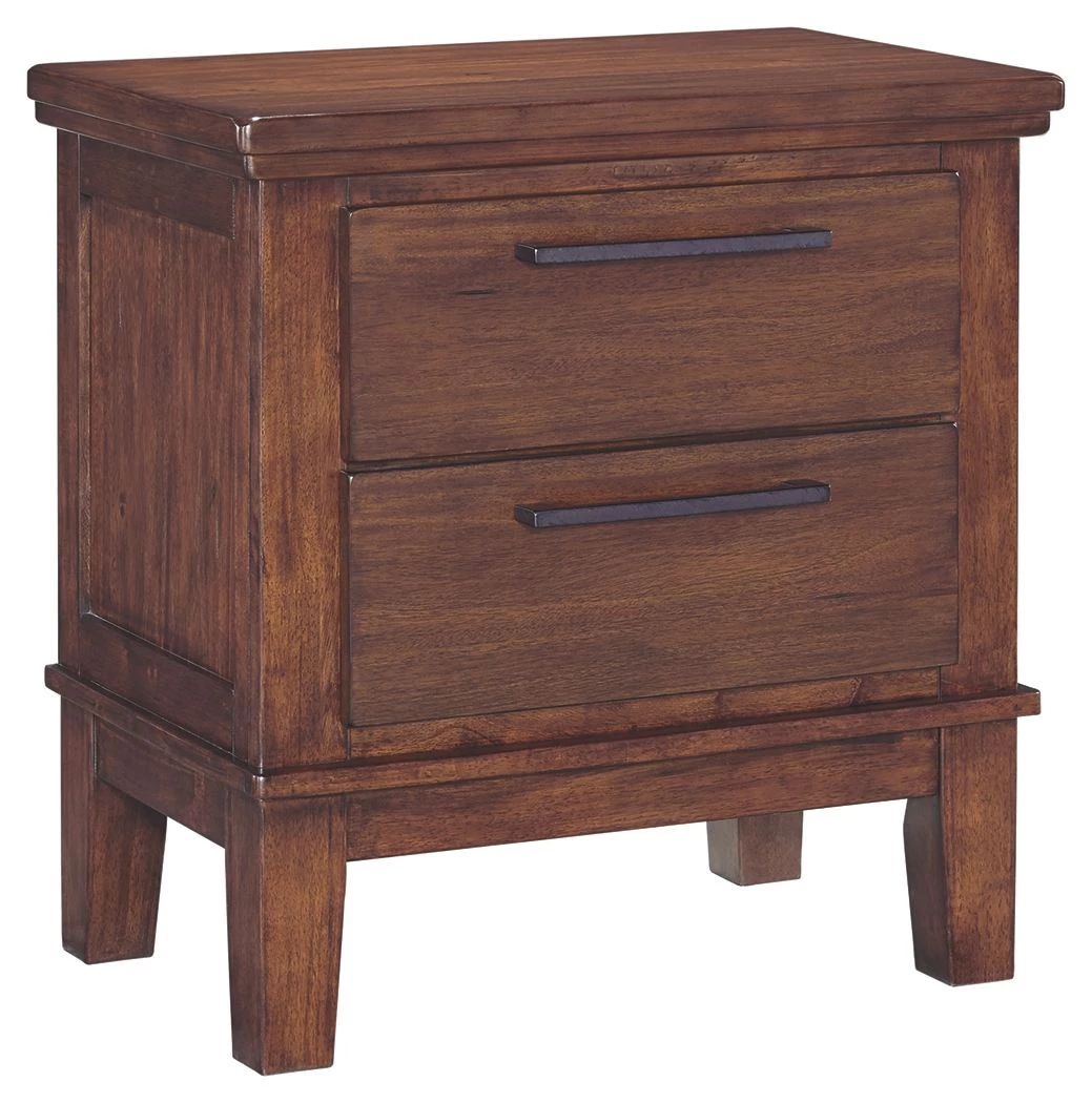 Ashley Furniture Nightstands Ralene - Medium Brown - Two Drawer Night Stand 3 Ashley Furniture Nightstands Ralene - Medium Brown - Two Drawer Night Stand