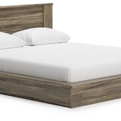 Signature Design By Ashley® Shallifer - Brown - Queen Panel Bed Beds