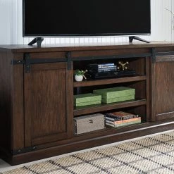 Ashley Furniture Budmore - Rustic Ultimate Best In Class TV Stand