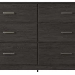 Ashley Furniture Belachime - Black - Six Drawer Dresser 10 Ashley Furniture Belachime - Black - Six Drawer Dresser