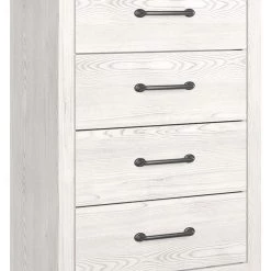Signature Design By Ashley® Gerridan - White/gray - Four Drawer Chest Chests