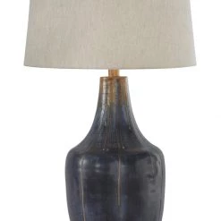 Ashley Furniture Evania - Indigo - Metal Table Lamp (1/cn) Accessories