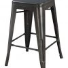 Emerald Home Stools Dakota II 24" Bar Stool, Gray