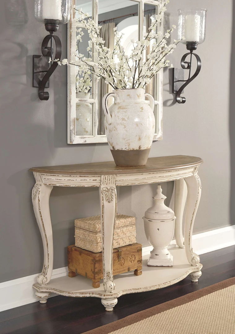 Ashley Furniture Realyn - White/brown - Sofa Table 11 Ashley Furniture Realyn - White/brown - Sofa Table