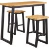 Ashley Furniture Outdoor Sets Town - Brown/black - Counter Table Set (3/cn) 2 Ashley Furniture Outdoor Sets Town - Brown/black - Counter Table Set (3/cn)